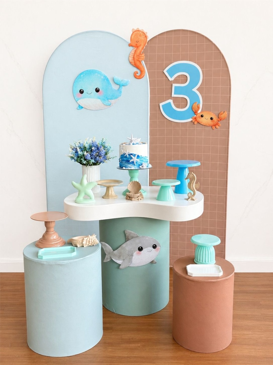 Kit Encanto - Fundo Do Mar  - Cantinho da Cris Reis