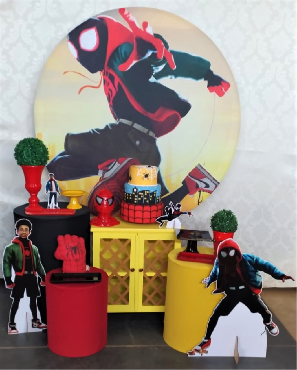  Kit Ouro Homem Aranha Negro (1) - Cantinho da Cris Reis