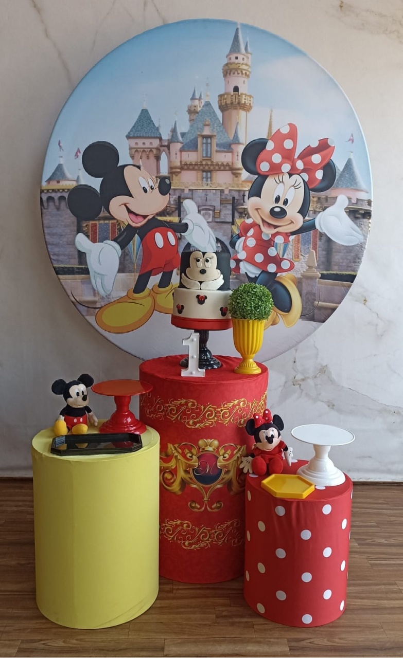 Kit Prata Mickey E Minnie - Cantinho da Cris Reis