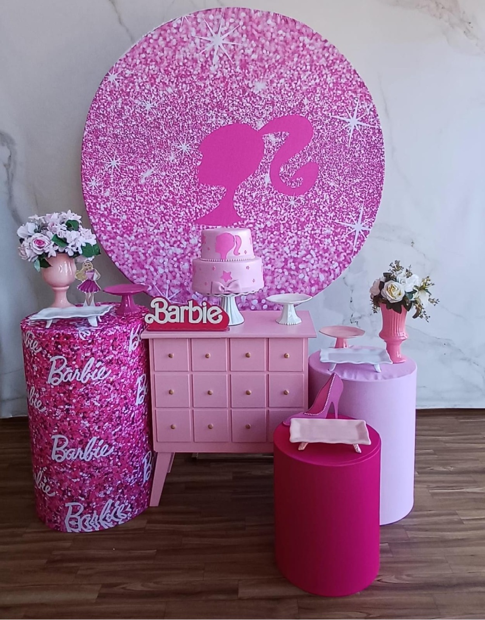 Kit Ouro Barbie Silhueta  - Cantinho da Cris Reis