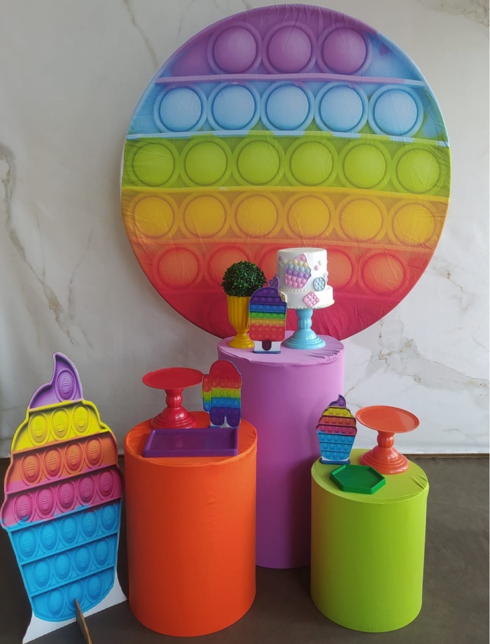 Kit Prata Pop It 2 - Cantinho da Cris Reis