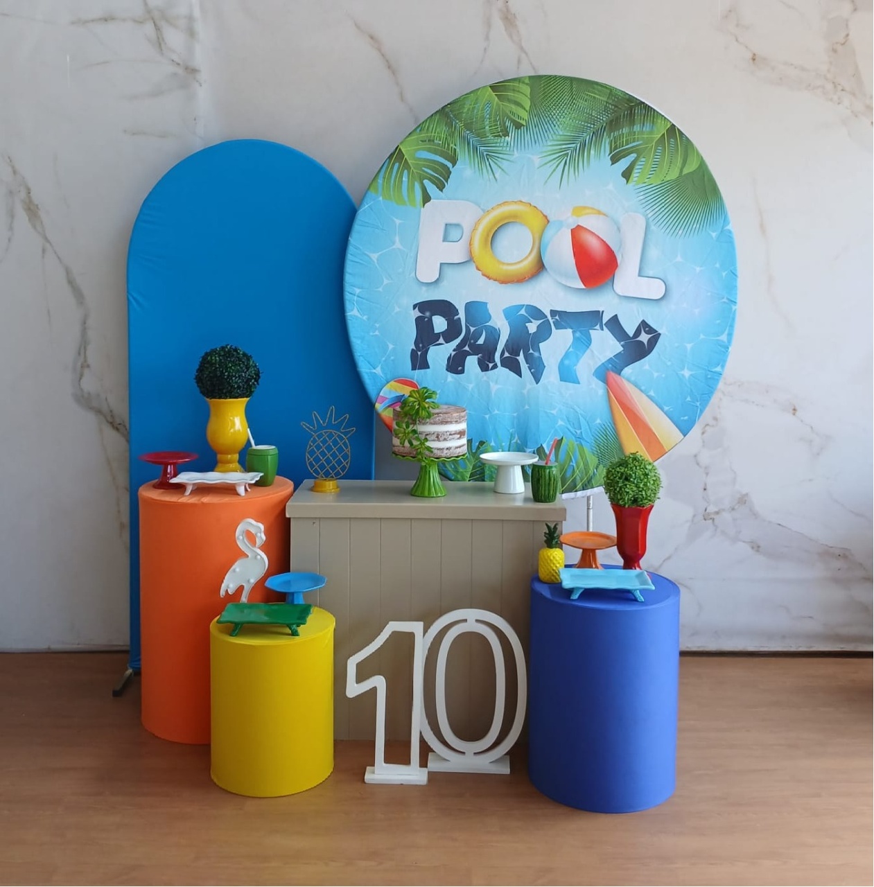 Kit Diamante Pool Party 1 - Cantinho da Cris Reis