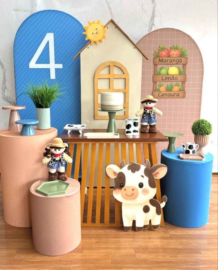 Kit Encanto Premium - Fazendinha Menino - Cantinho da Cris Reis