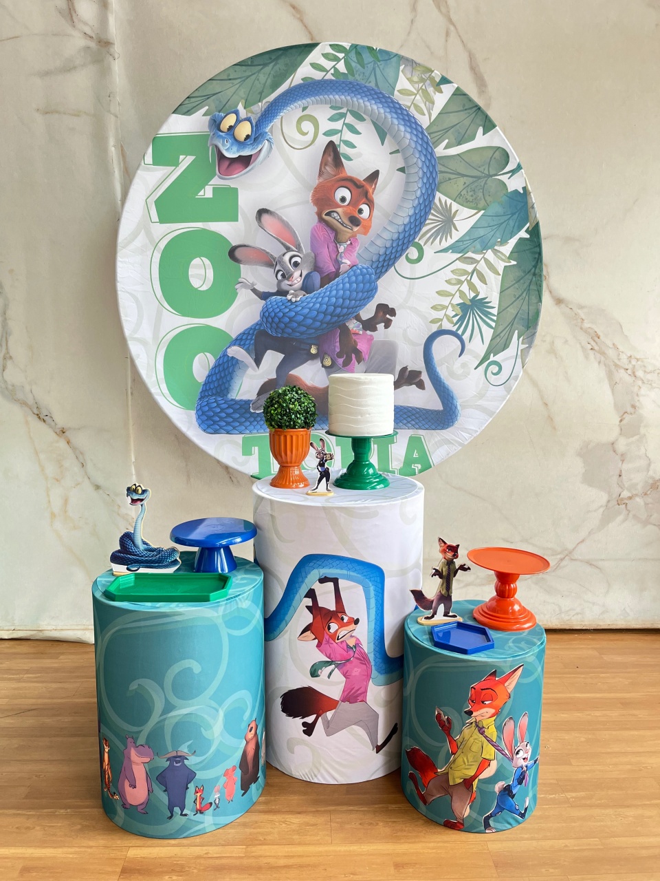 Kit Prata Zootopia  - Cantinho da Cris Reis