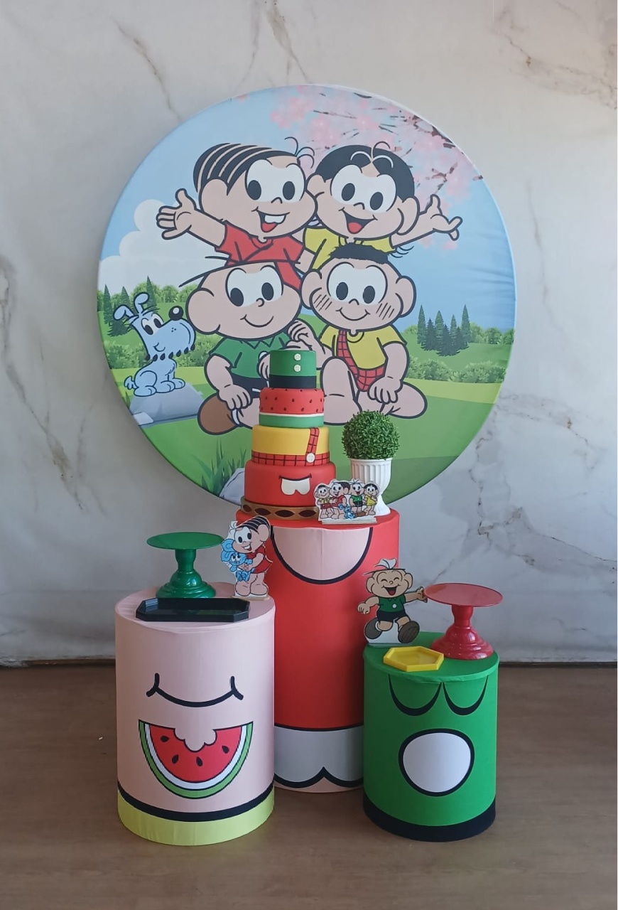 Kit Prata Turma da Mônica  - Cantinho da Cris Reis