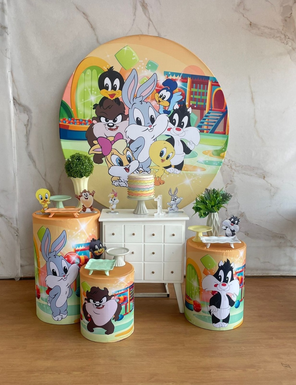 Kit Ouro Baby Looney Tunes  - Cantinho da Cris Reis