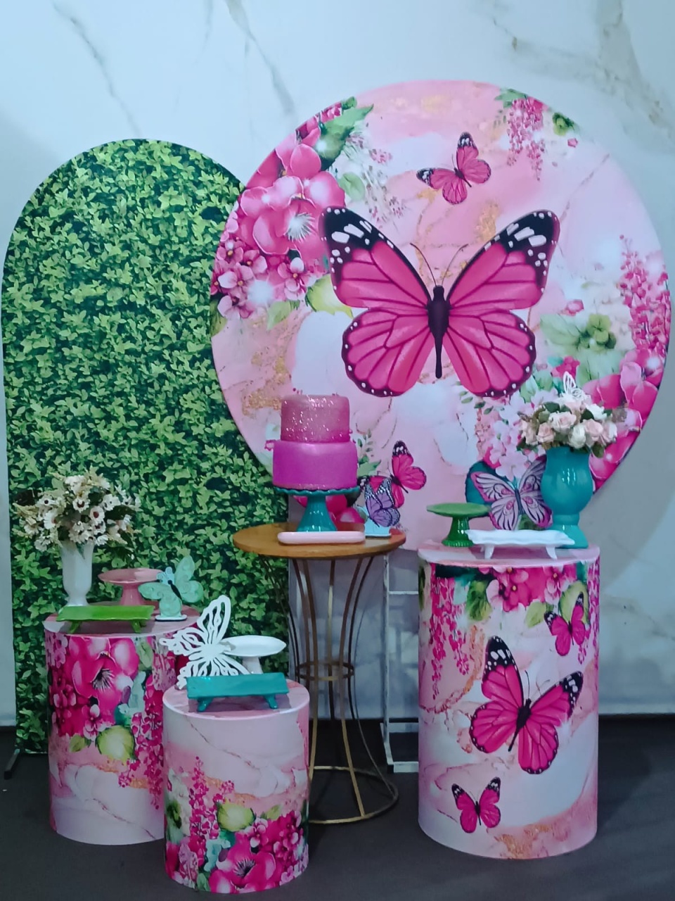 Kit Diamante  Borboleta Pink  - Cantinho da Cris Reis