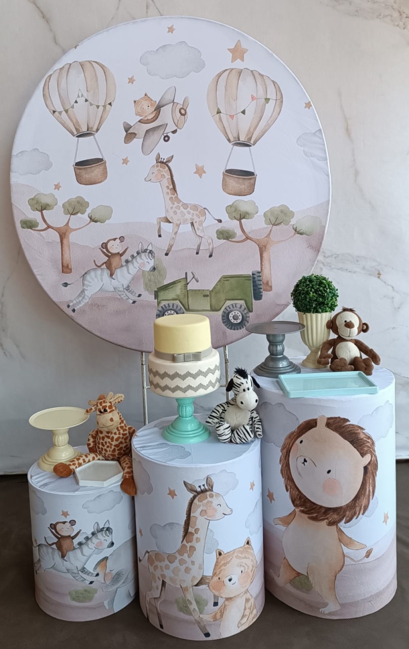  Kit Prata Safari Cut - Cantinho da Cris Reis