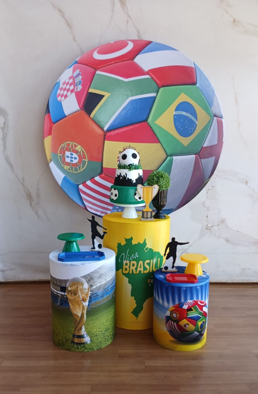 Kit Prata - Copa Do Mundo - Cantinho da Cris Reis