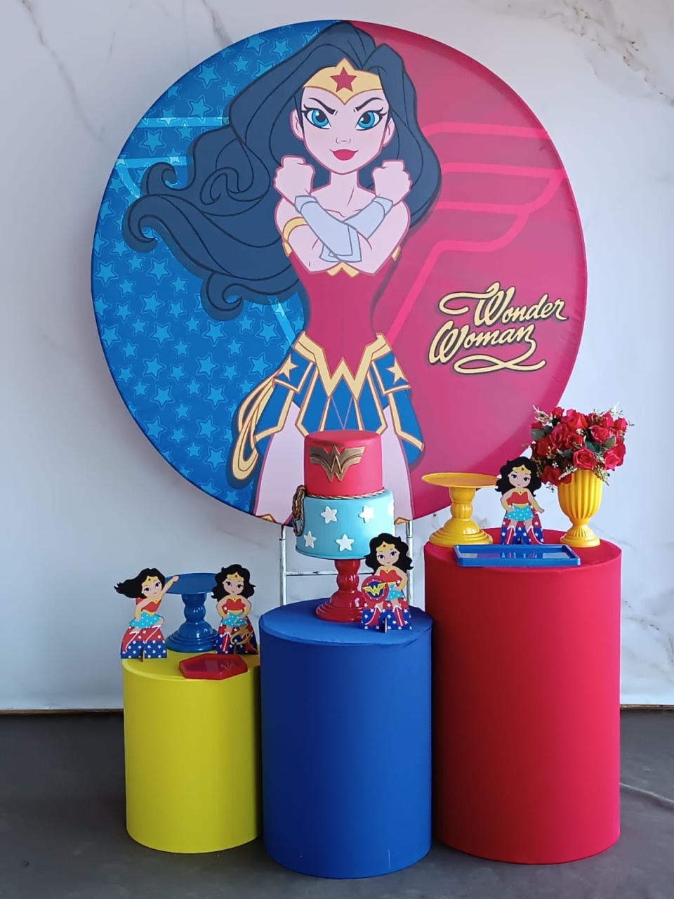 Kit Prata Mulher Maravilha Cut - Cantinho da Cris Reis
