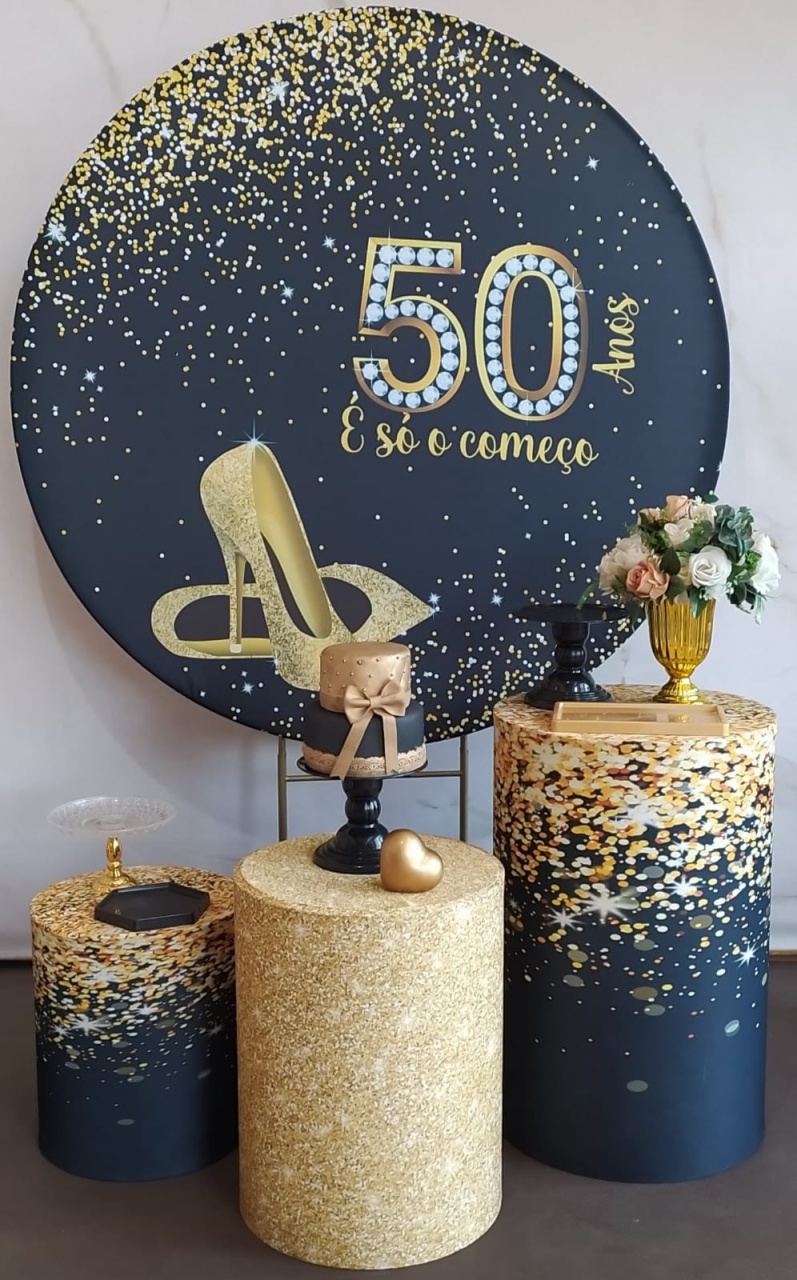 Kit Prata Adulto Mulher - 50 Anos  - Cantinho da Cris Reis