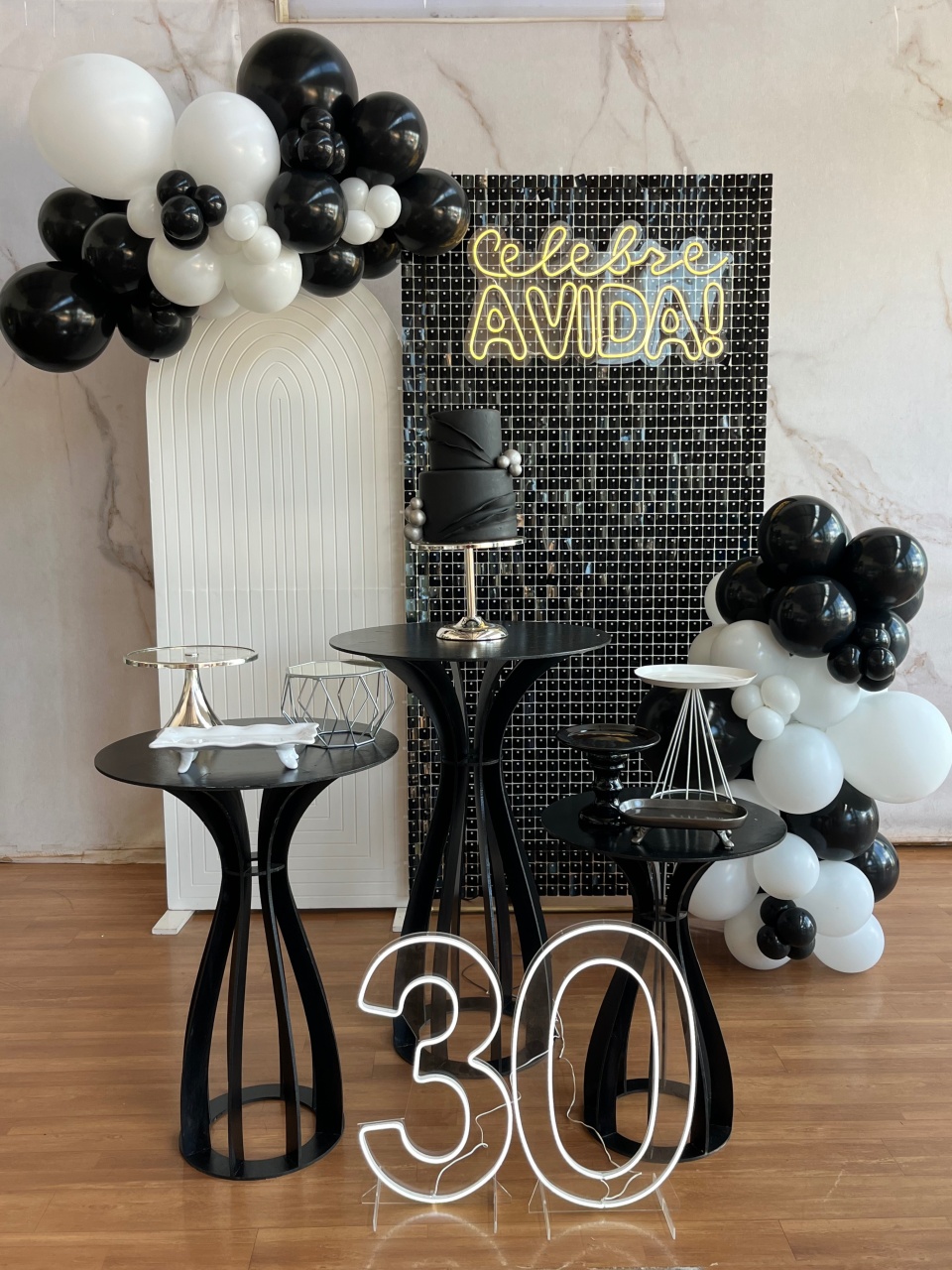 Kit Luxo 30 Anos- Black and White 2 - Cantinho da Cris Reis