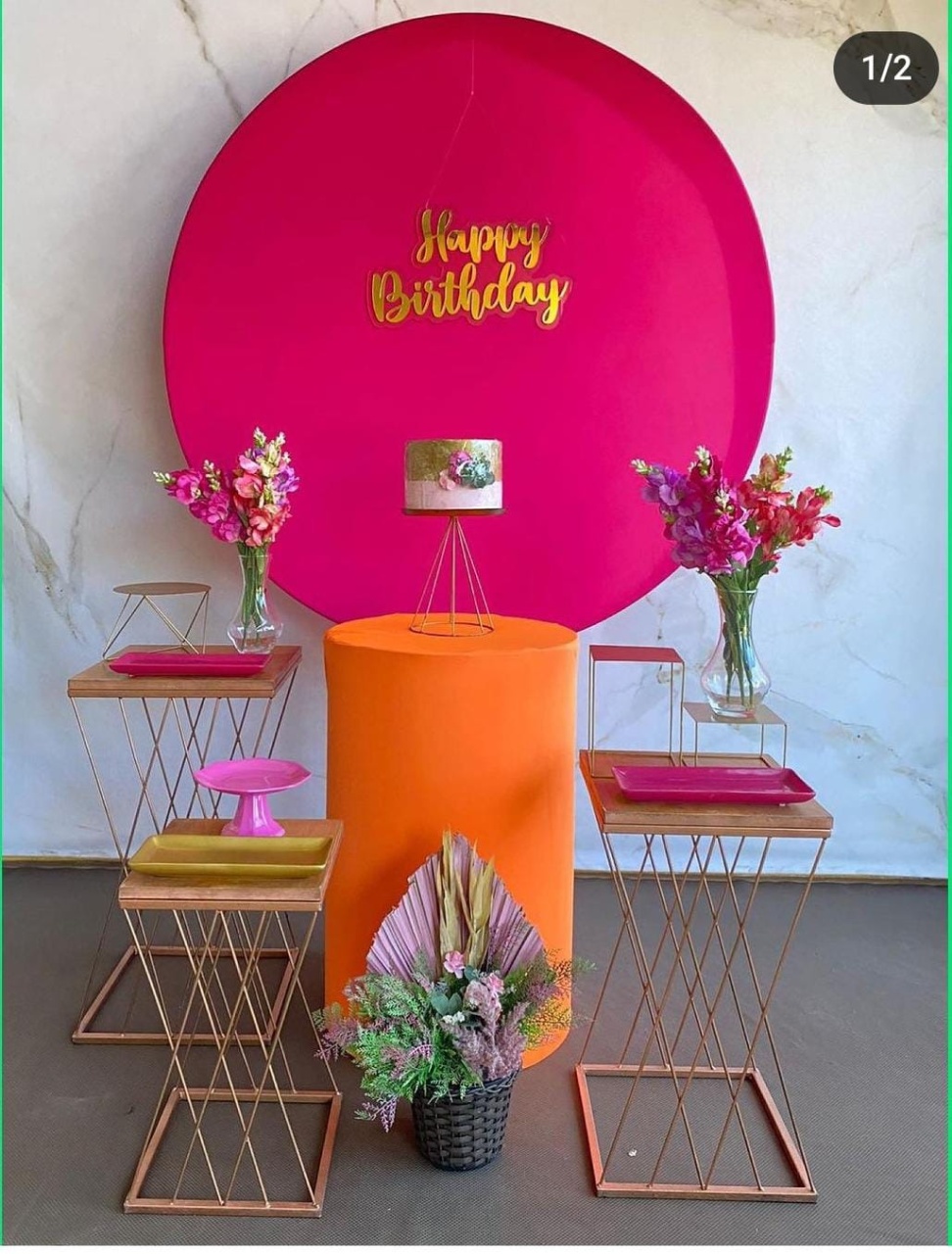 Kit Adulto Pink E Laranja  - Cantinho da Cris Reis
