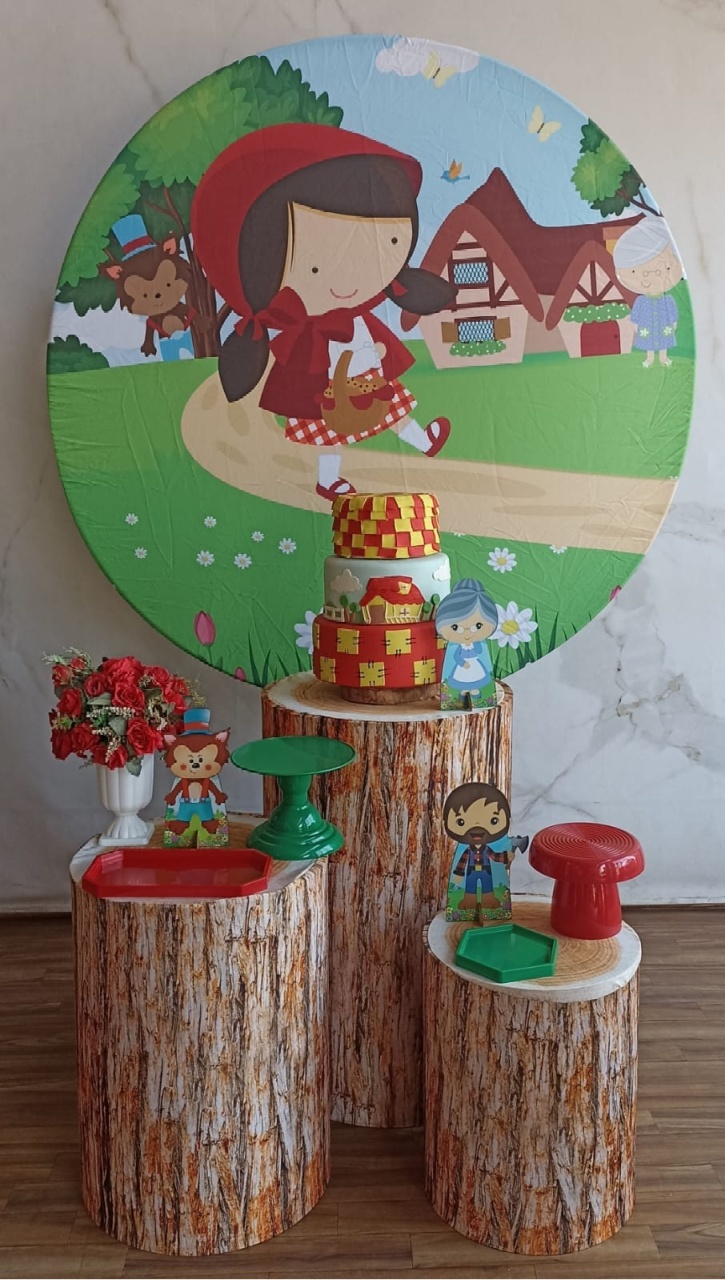 Kit Prata Chapeuzinho Vermelho - Cantinho da Cris Reis
