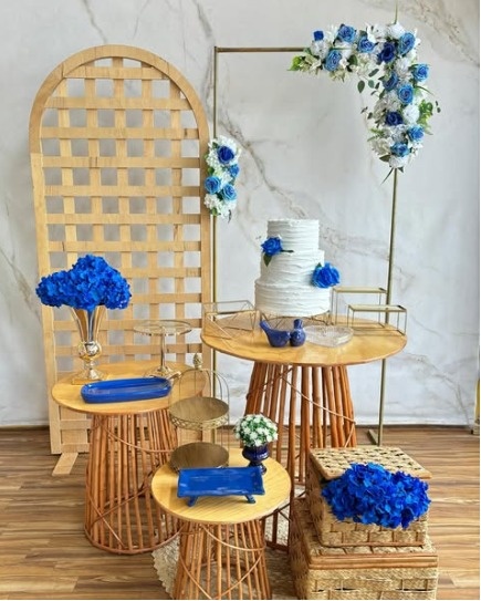 Casamento Azul Portal - Cantinho da Cris Reis