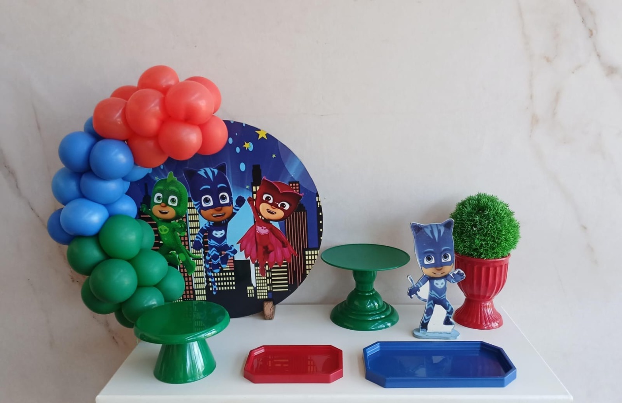Festa Na Mesa - Pj Masks - Cantinho da Cris Reis