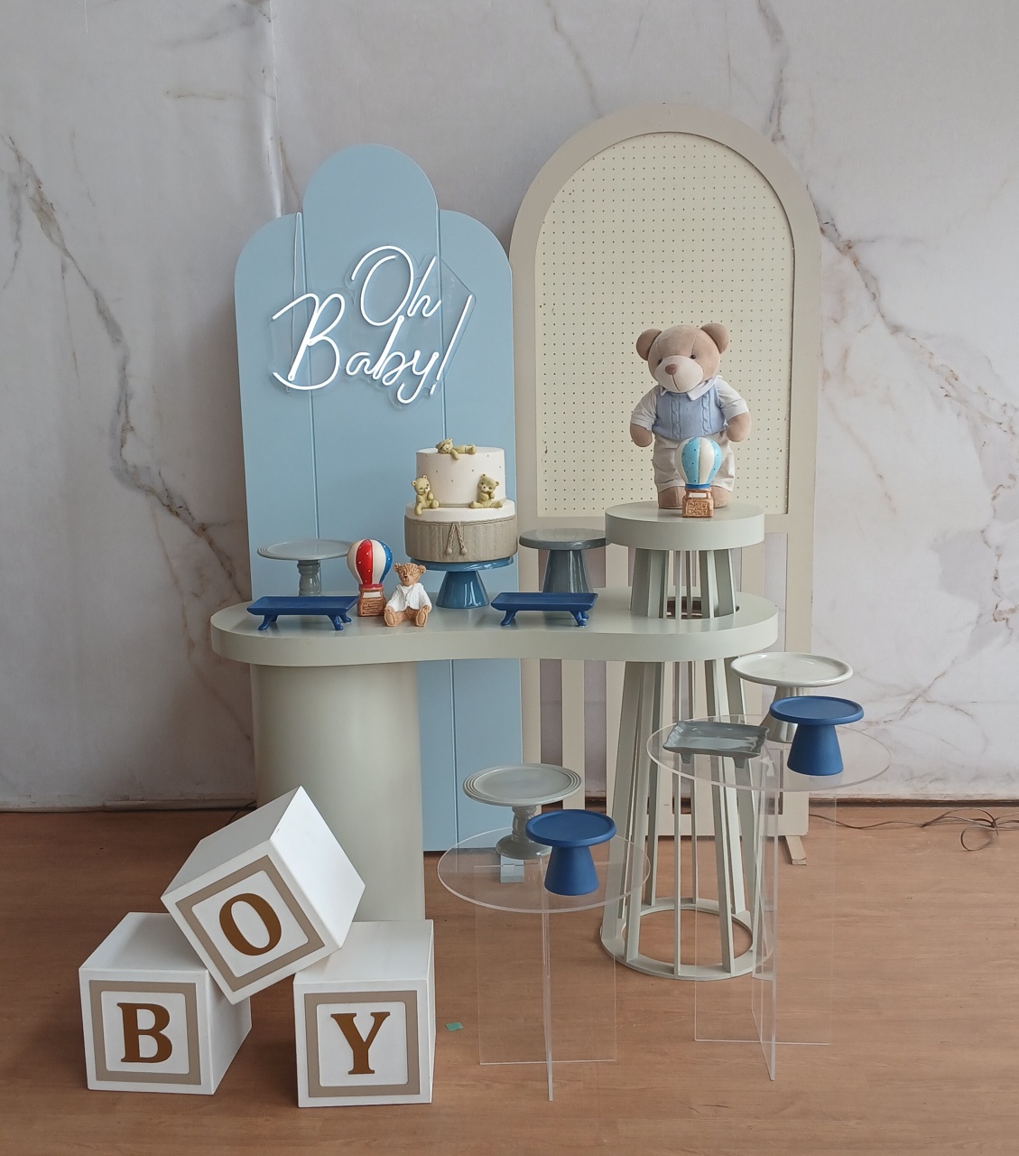 Chá de Bebê Menino Luxo 