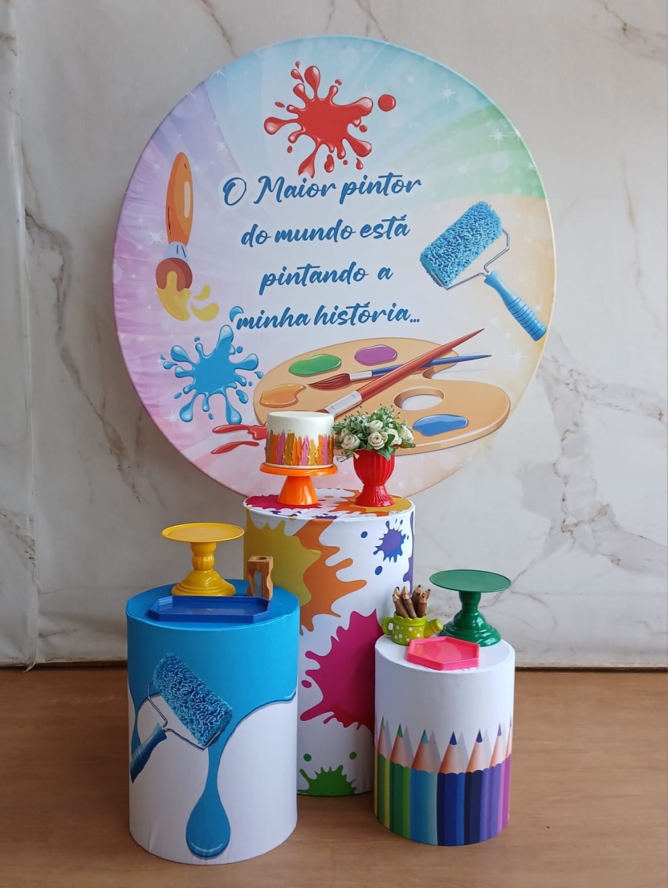 Kit Prata O Maior Pintor Do Mundo - Cantinho da Cris Reis