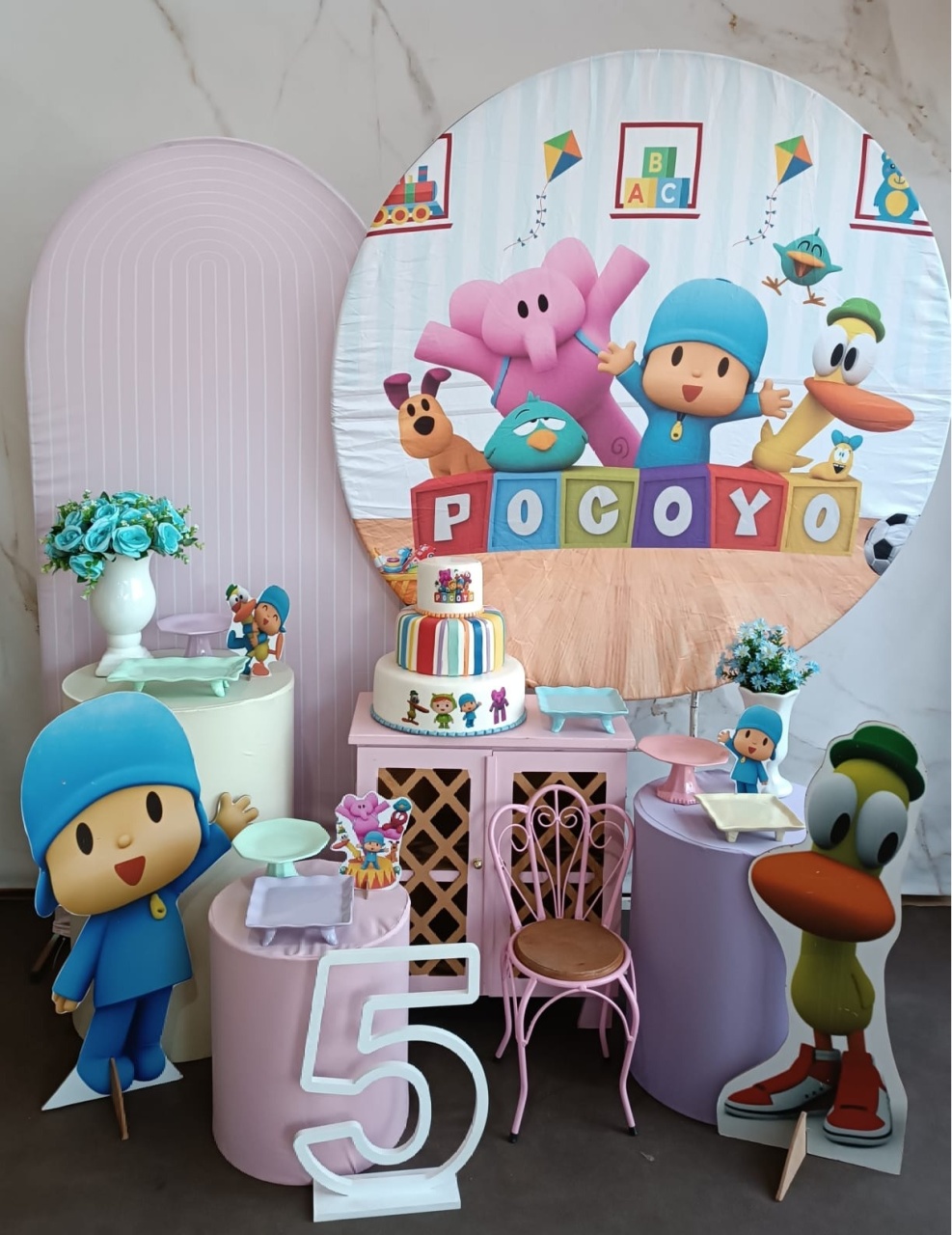 Kit Diamante Pocoyo Menina - Cantinho da Cris Reis