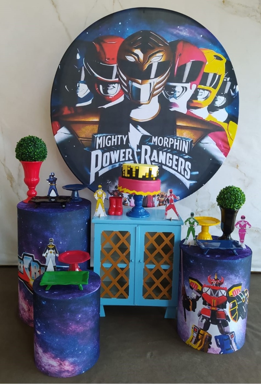 Kit Ouro Power Rangers - Cantinho da Cris Reis