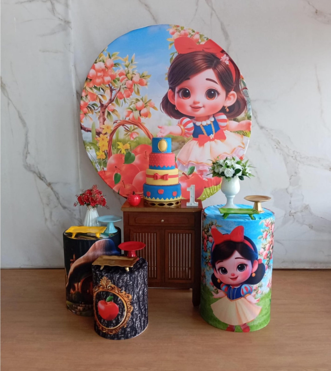 Kit Ouro Branca de Neve - Cantinho da Cris Reis