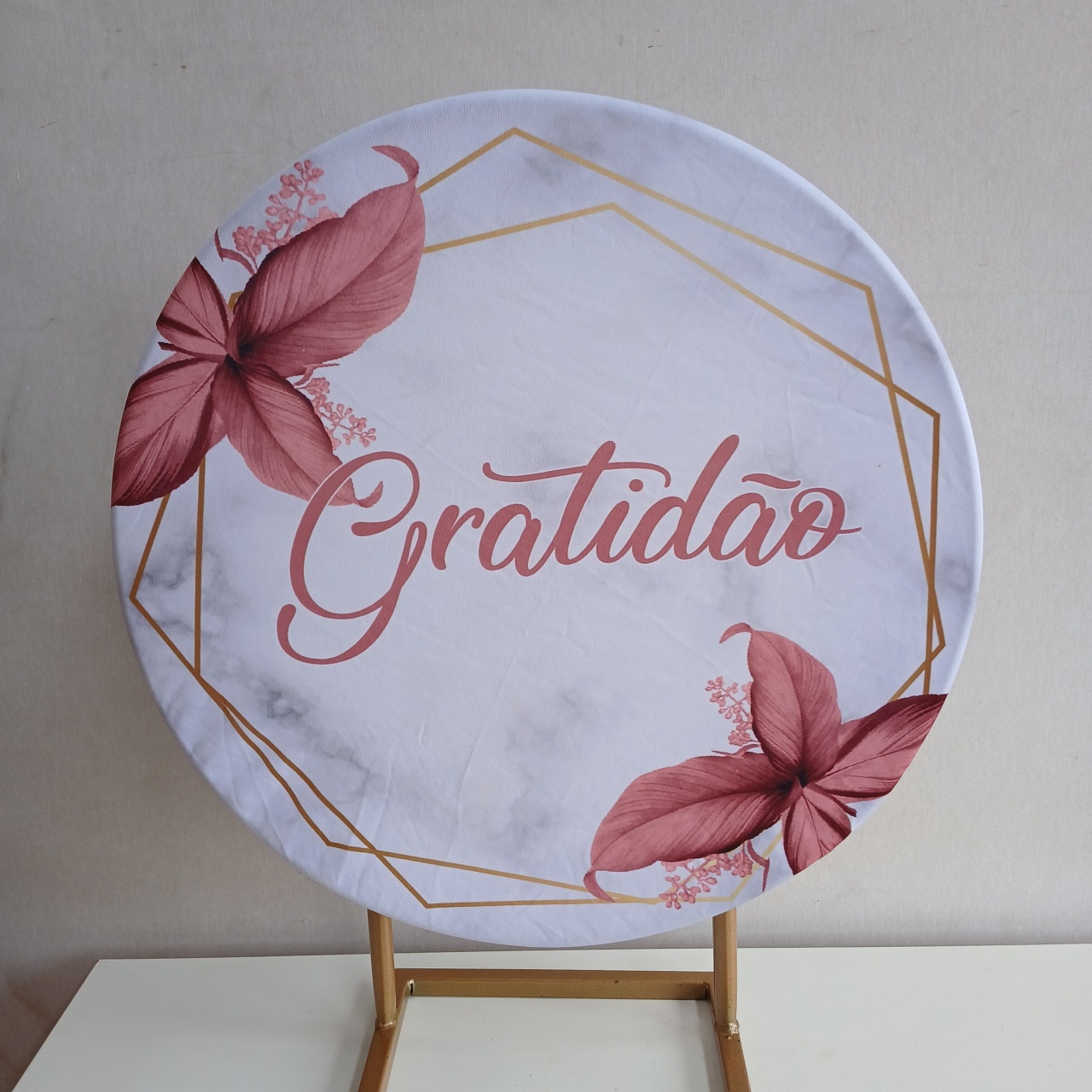 Mini Capa Temática Gratidão Rose  - Cantinho da Cris Reis