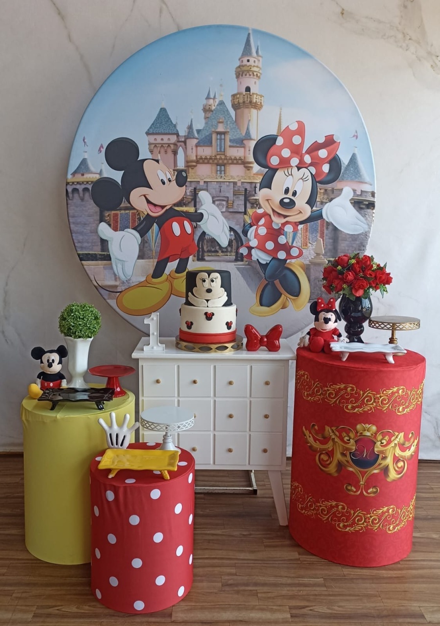Kit Ouro Mickey E Minnie - Cantinho da Cris Reis