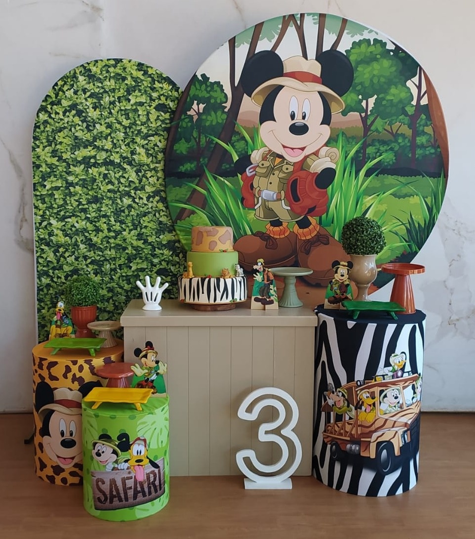 Kit Diamante Mickey Safari - Cantinho da Cris Reis