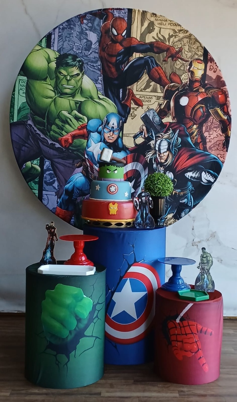 Kit Prata Vingadores (2)  - Cantinho da Cris Reis
