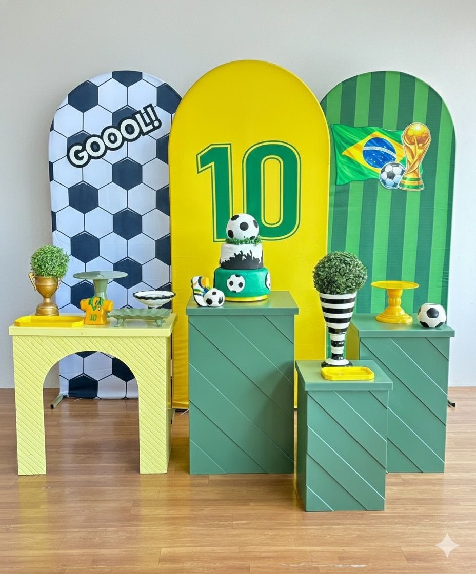 Kit Copa Do Mundo  - Brasil Premium 1 - Cantinho da Cris Reis