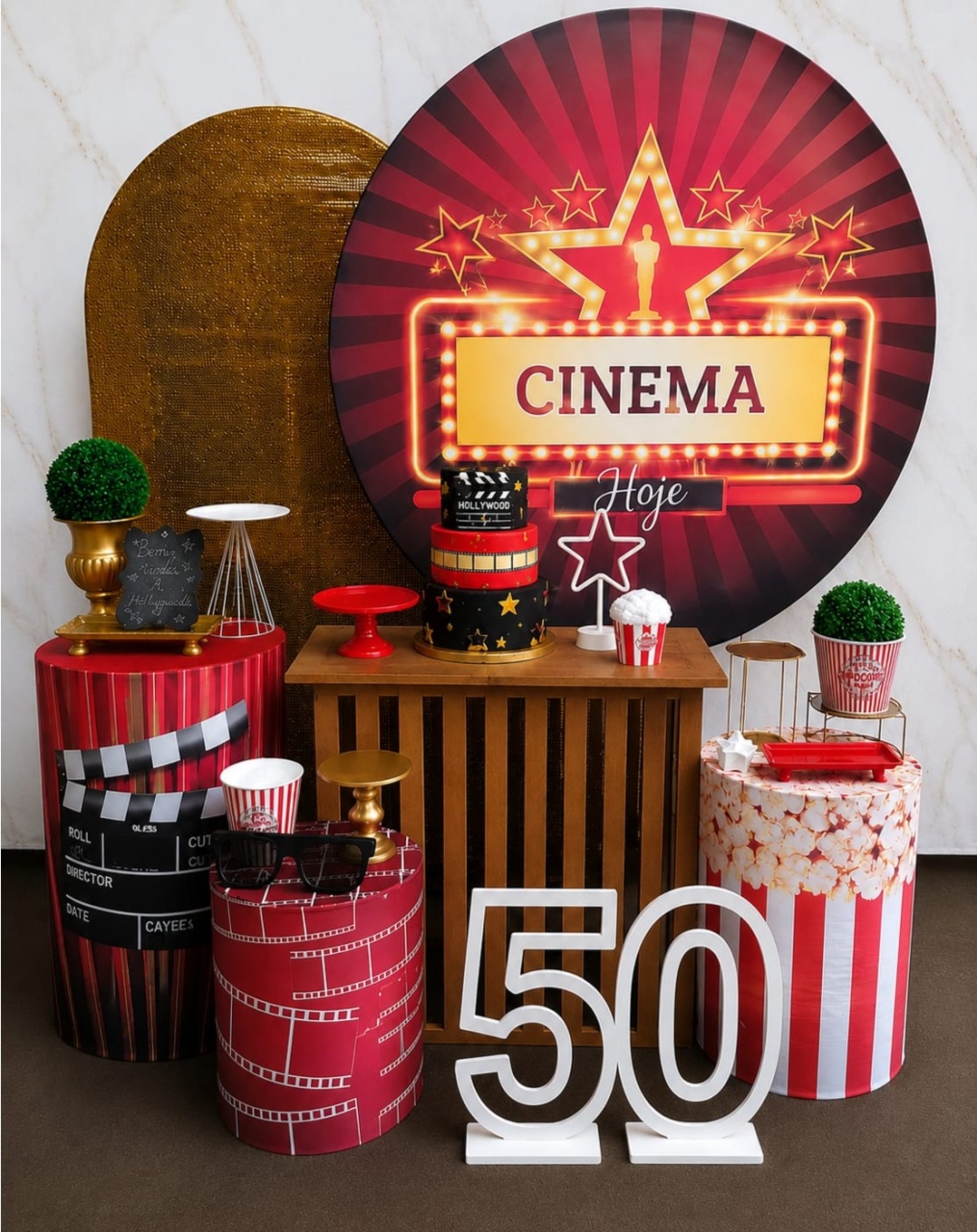 Kit Cinema- 50 Anos - Cantinho da Cris Reis