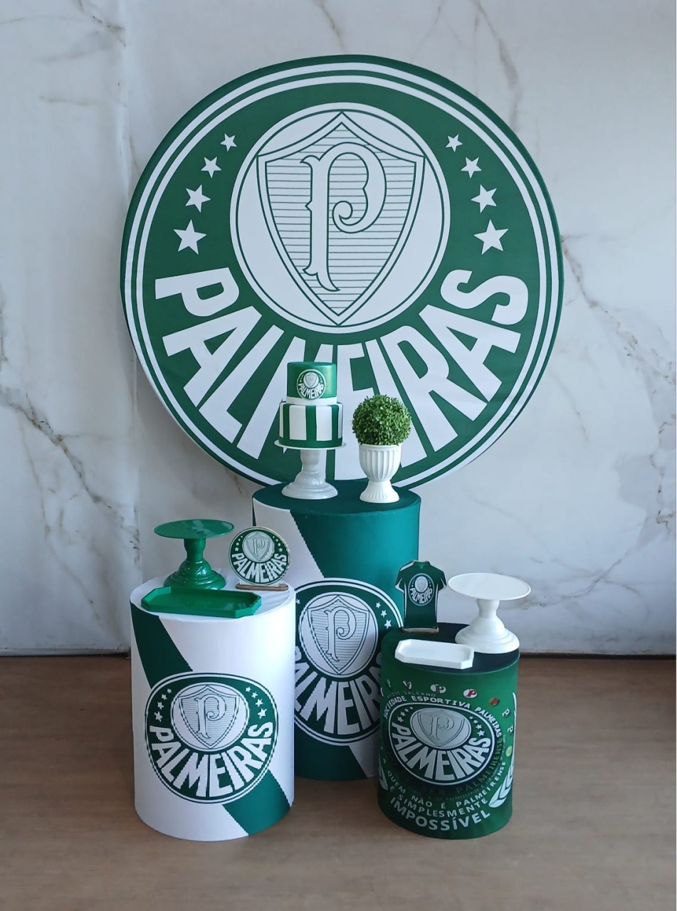 Kit Prata Palmeiras 1 - Cantinho da Cris Reis