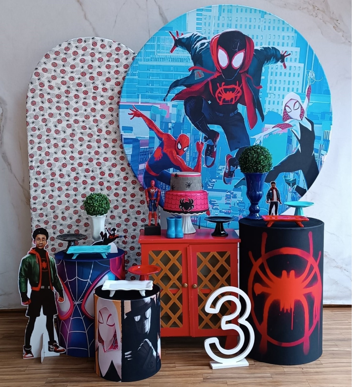 Kit Diamante Homem Aranha Negro  (2) - Cantinho da Cris Reis