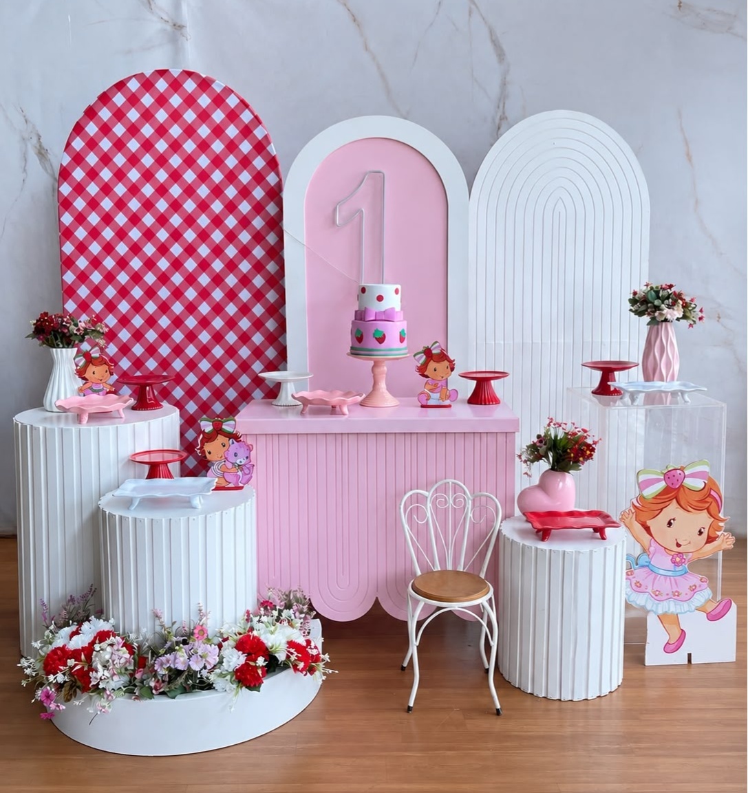 Kit Luxo Moranguinho Baby - Premium (2) - Cantinho da Cris Reis