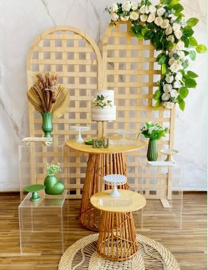 Casamento Verde E Dourado - Cantinho da Cris Reis