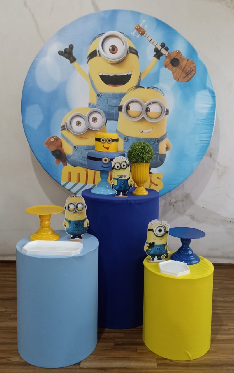 Kit Prata Minions  - Cantinho da Cris Reis