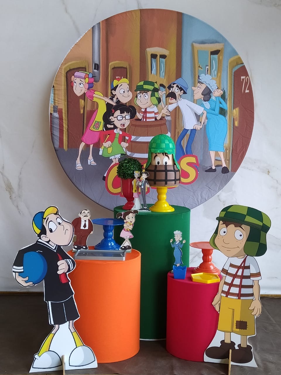 Kit Prata Turma Do  Chaves  - Cantinho da Cris Reis