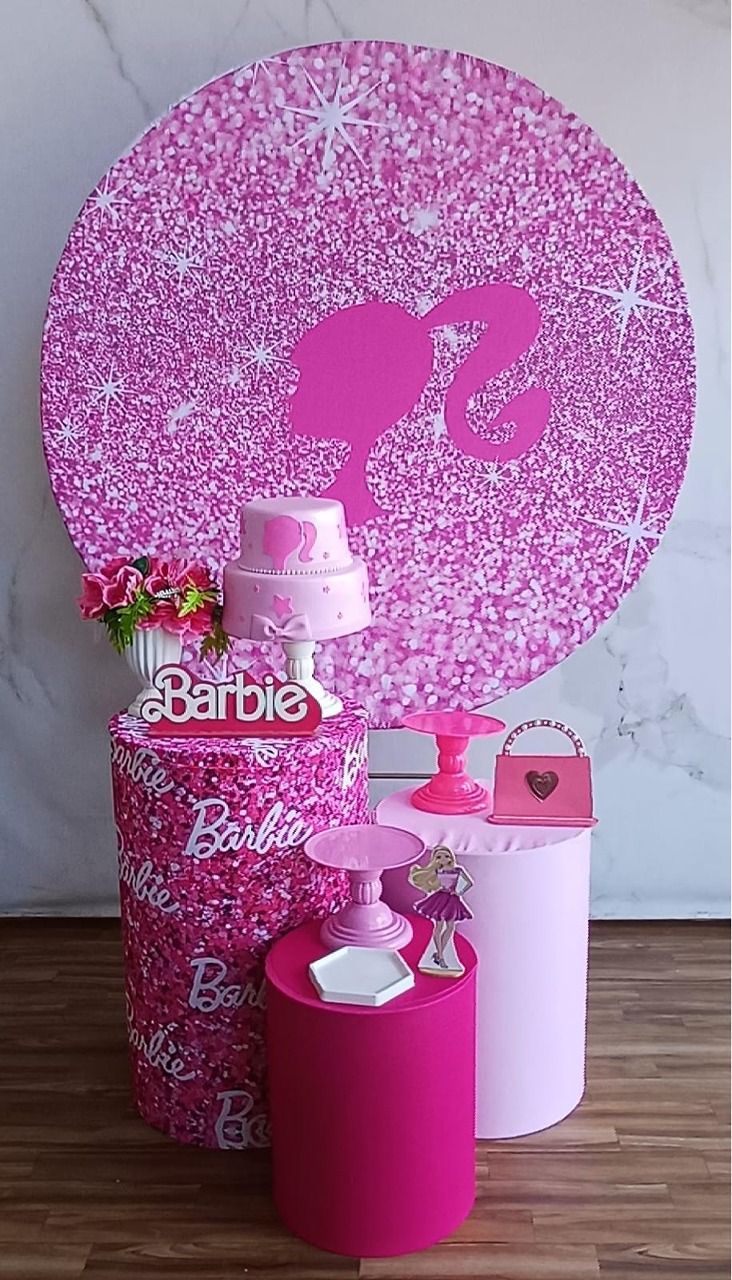 Kit Prata Barbie Silhueta  - Cantinho da Cris Reis
