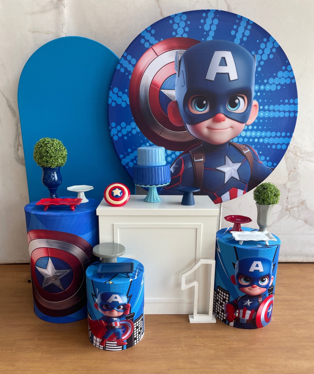 Kit Diamante Capitão América Cut  - Cantinho da Cris Reis
