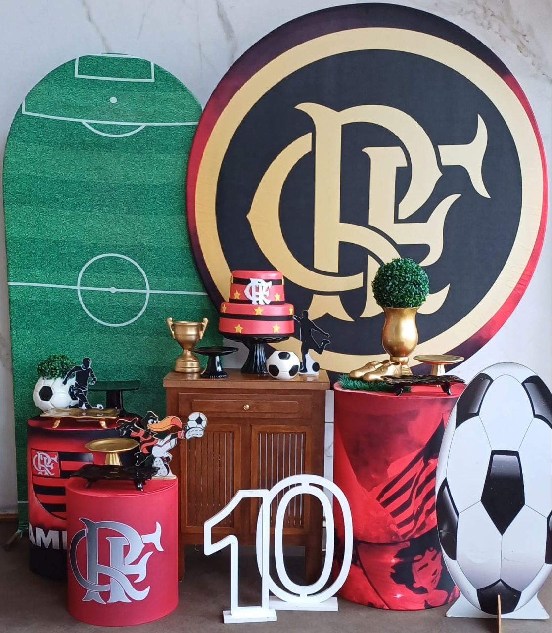 Kit Diamante Flamengo  - Cantinho da Cris Reis
