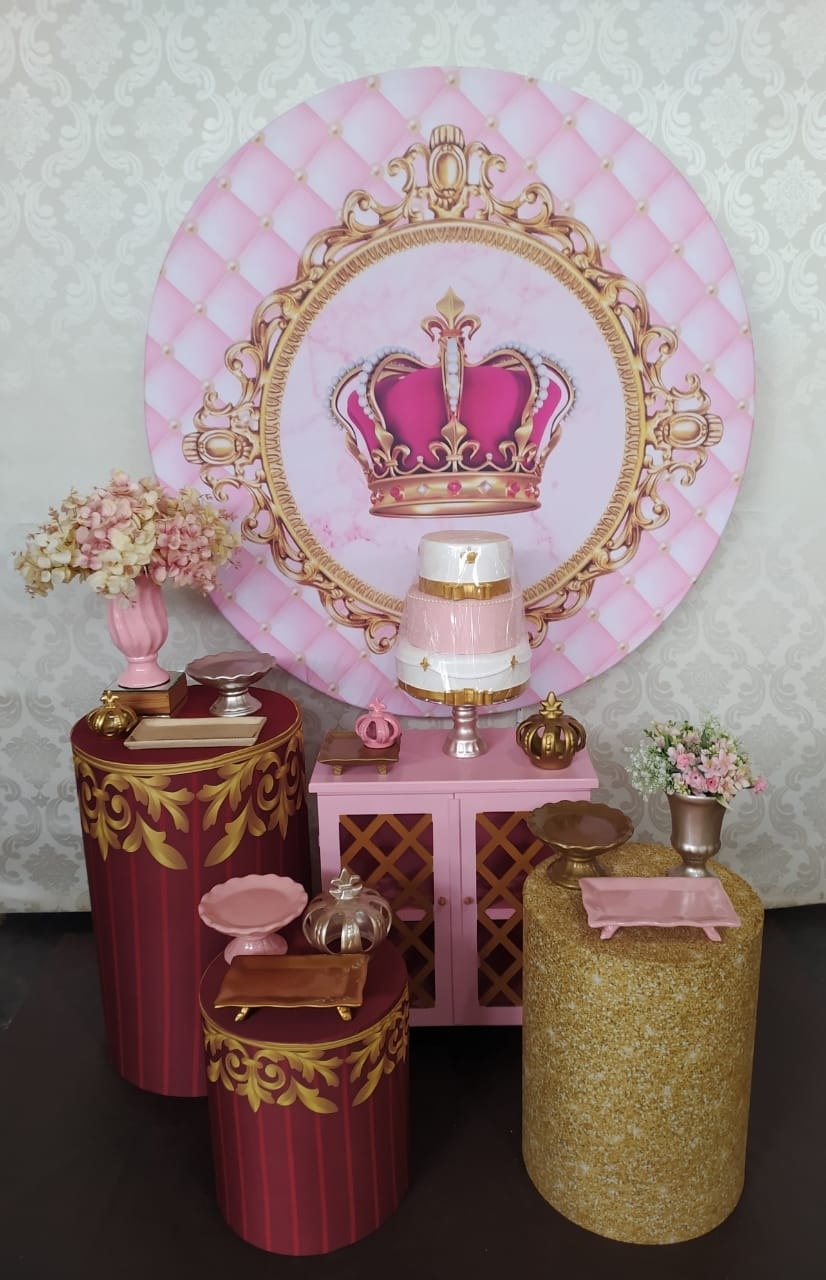 Kit Ouro Reinado Menina - Cantinho da Cris Reis