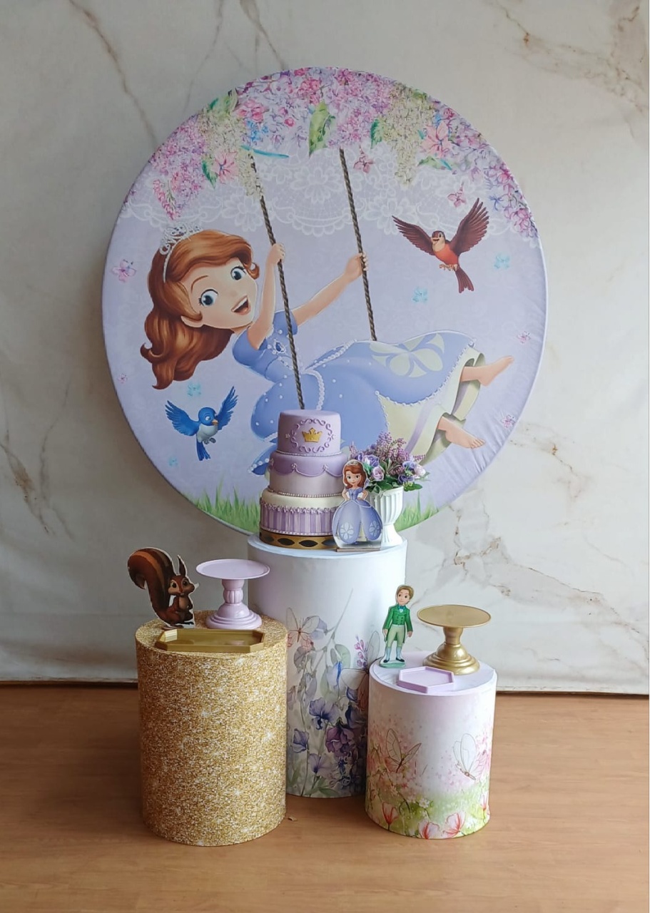 Kit Prata Princesa Sofia - Cantinho da Cris Reis