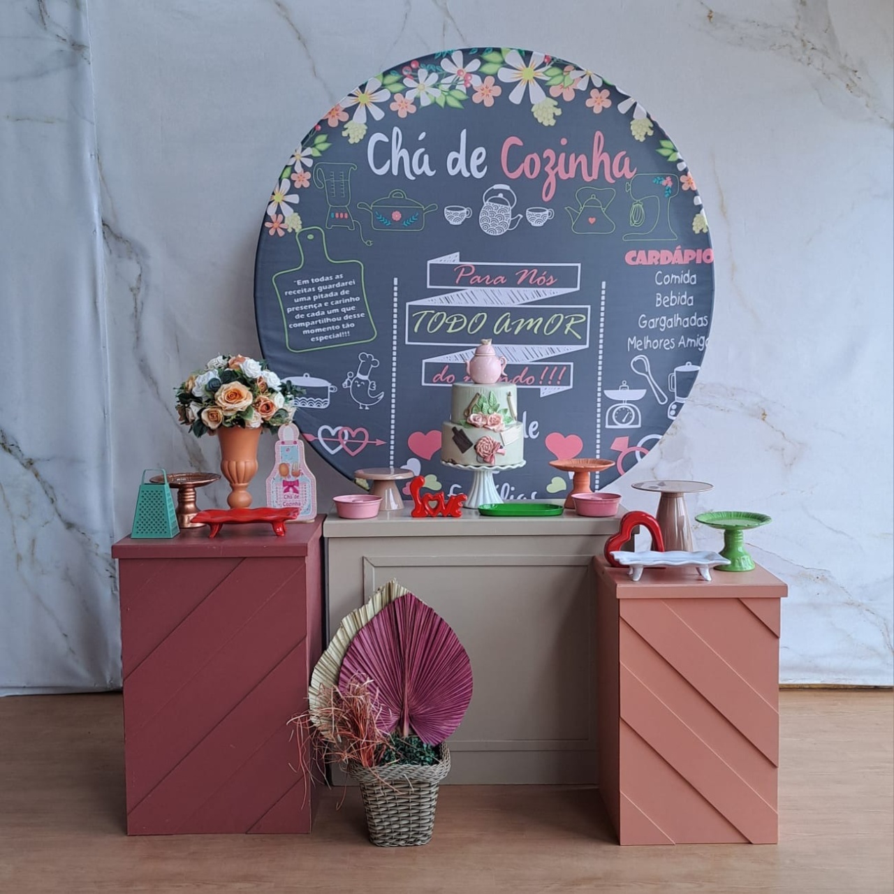 Kit Composição Luxo Chá de Panela  3 - Cantinho da Cris Reis