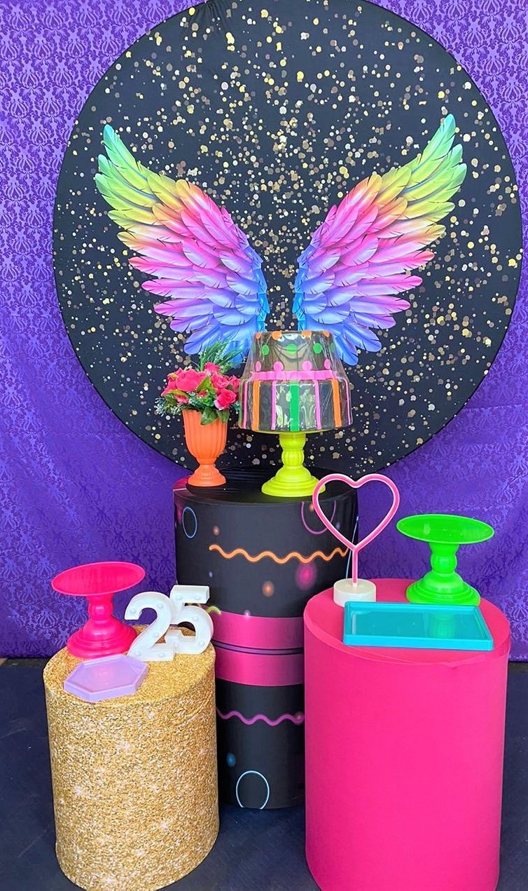 Kit Prata Neon Asas - Cantinho da Cris Reis