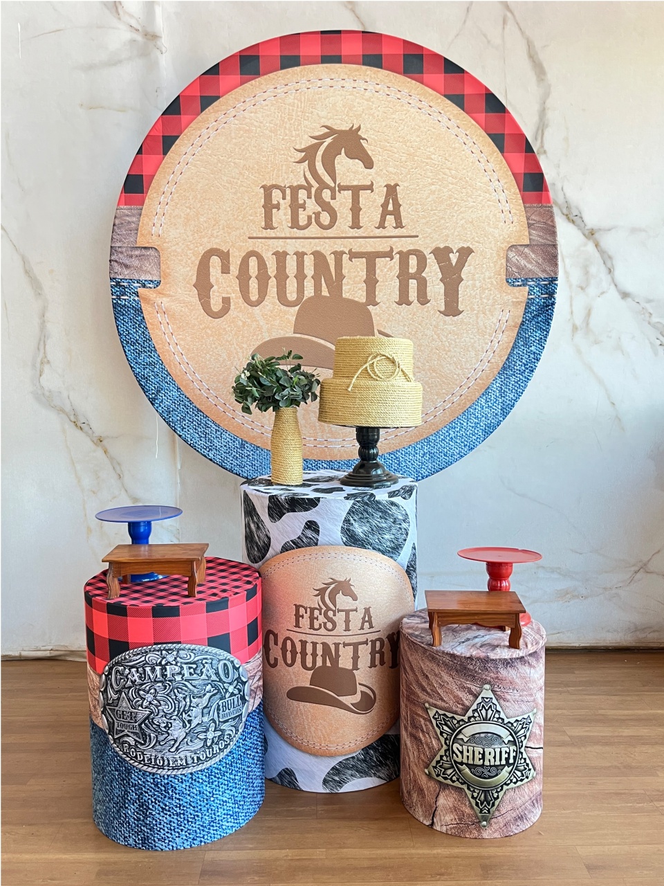 Kit Prata - Festa Country - Cantinho da Cris Reis