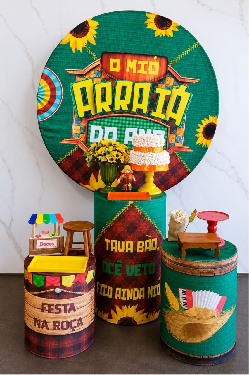 Kit Prata Festa Junina 2 - Cantinho da Cris Reis