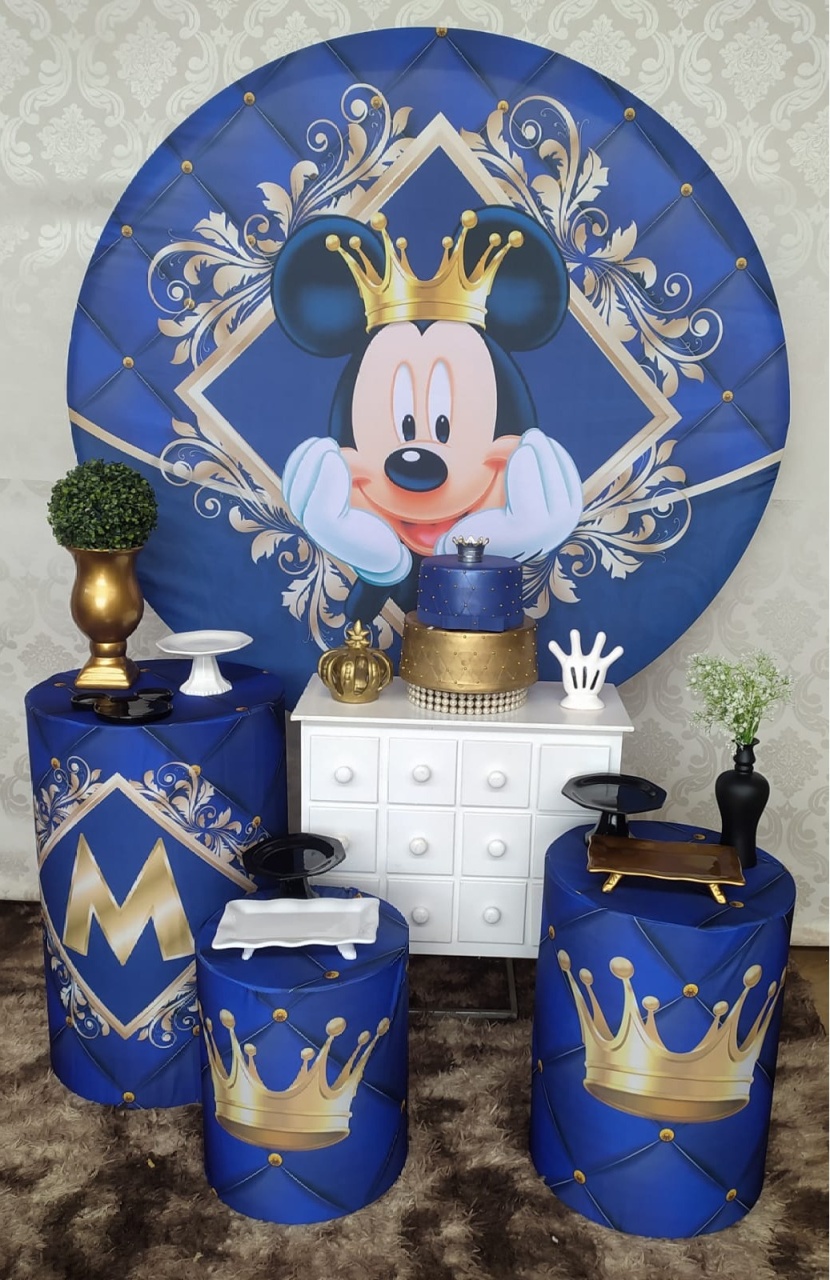 Kit Ouro Mickey Reinado - Cantinho da Cris Reis