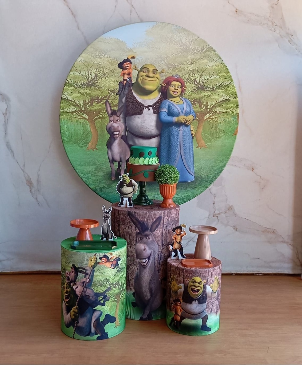 Kit Prata Shrek - Cantinho da Cris Reis