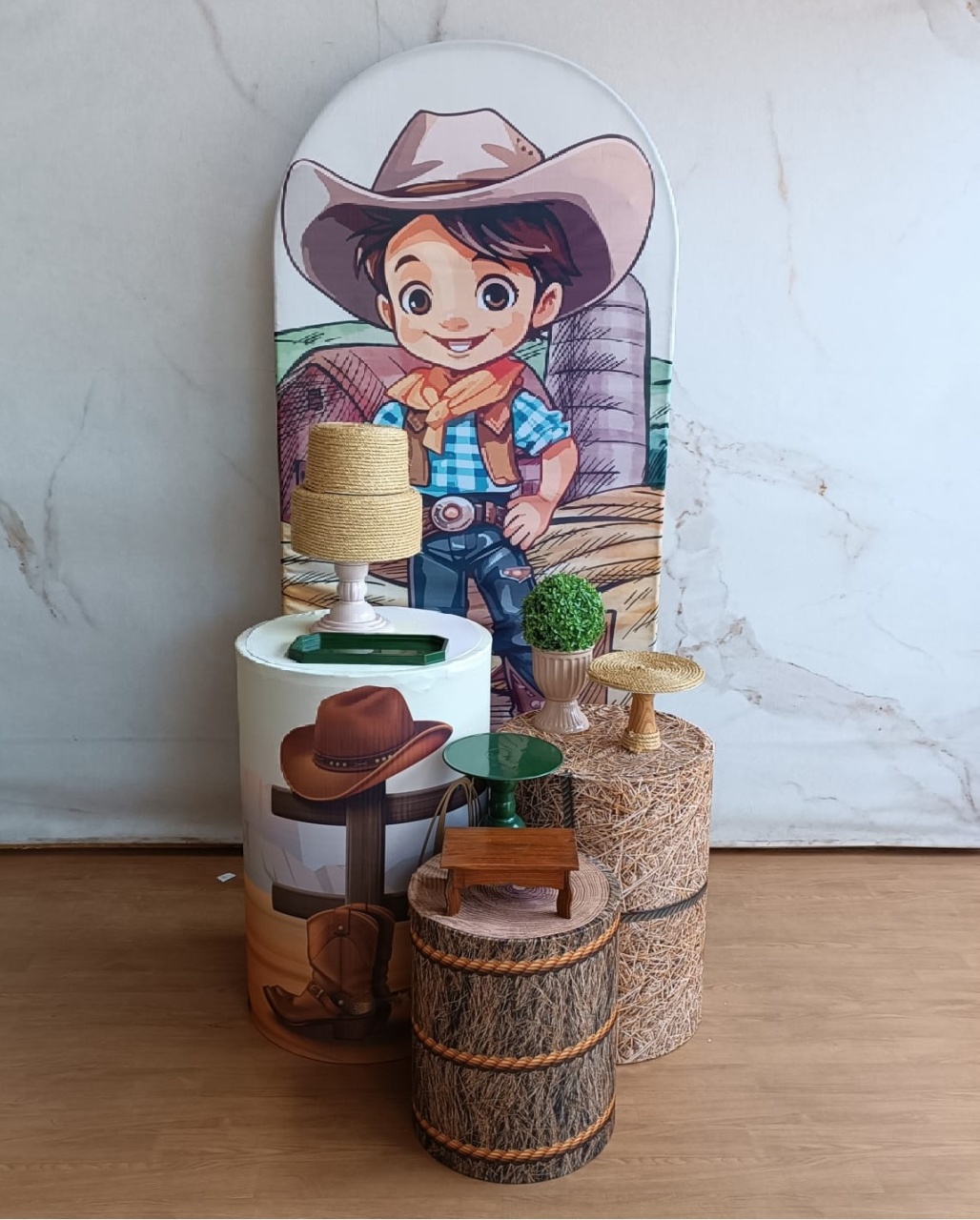 Kit Prata Cowboy Modelo 2  - Cantinho da Cris Reis
