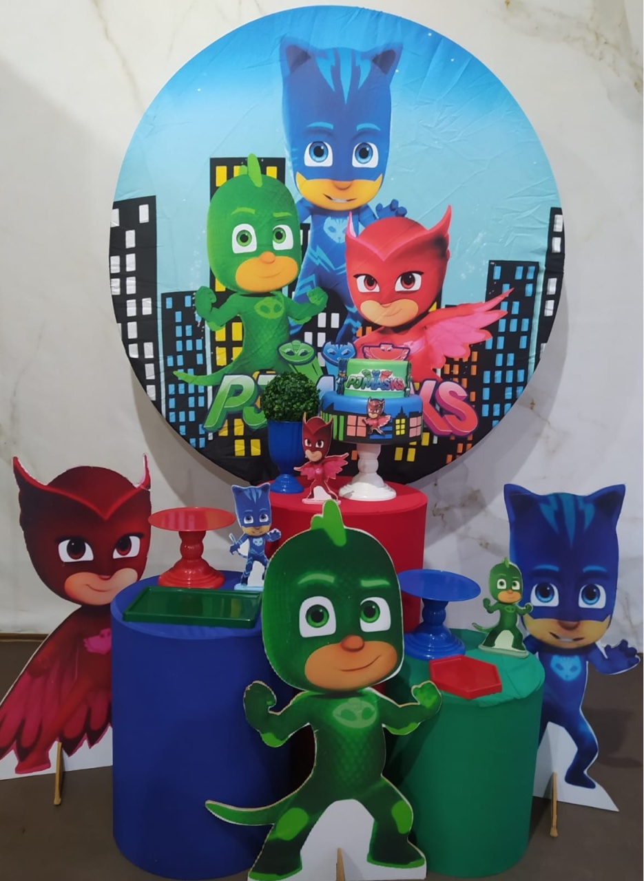 Kit Prata Pj Masks - Cantinho da Cris Reis